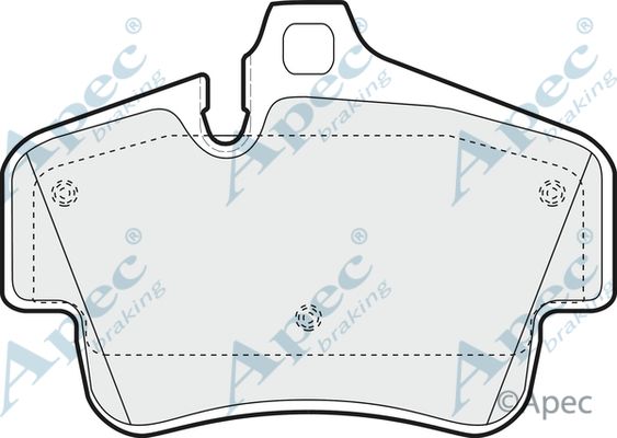 APEC BRAKING Jarrupala, levyjarru PAD1628